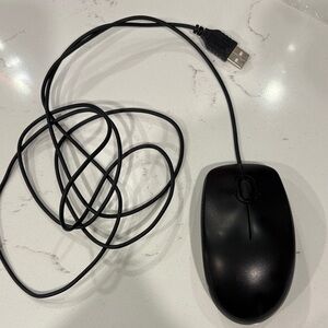 Logitech Black Wired Mouse